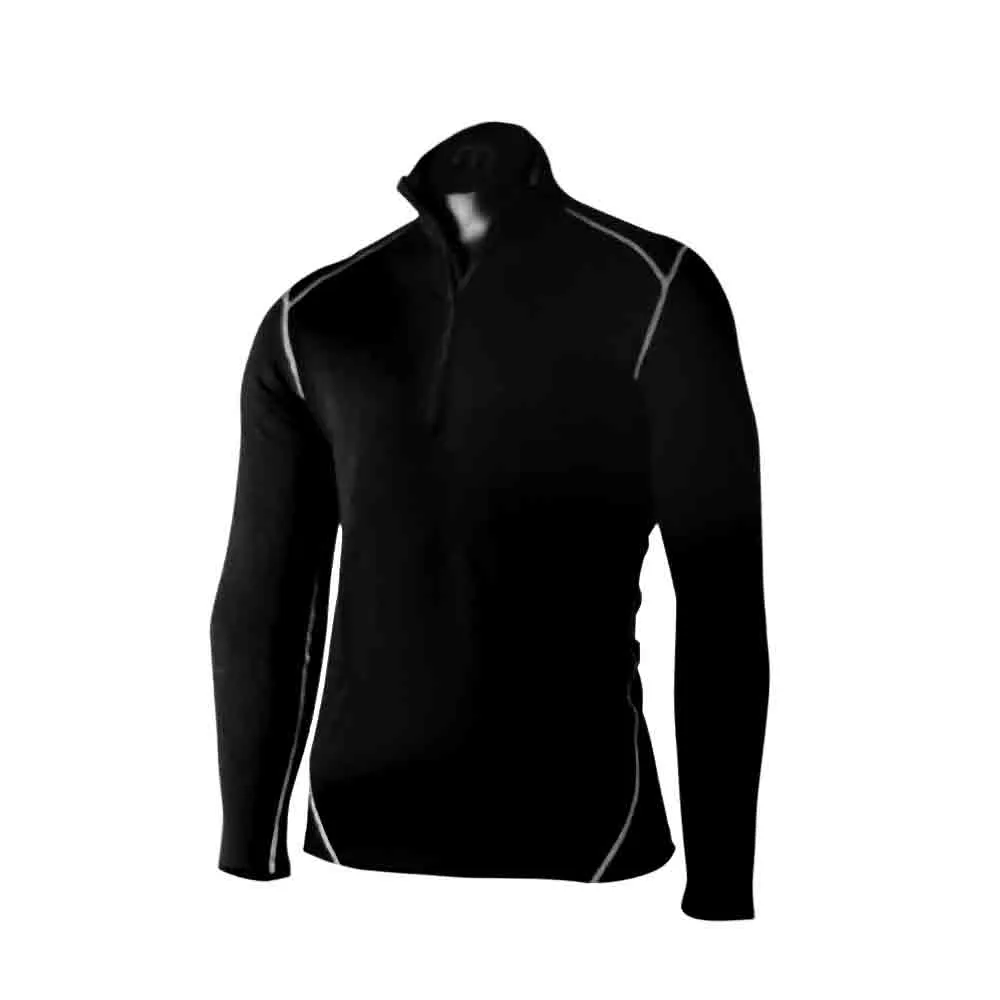 男裝美麗諾羊毛長袖保溫內衣 M Zip Neck Long Sleeves Dual Tech Shirt