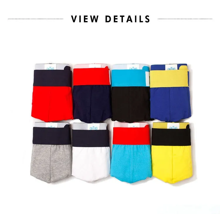 4 Pack Men Underwear Boxers 8 Colors Comfortable Hyal Men Boxer Underwear Underwear Shorts Trunks