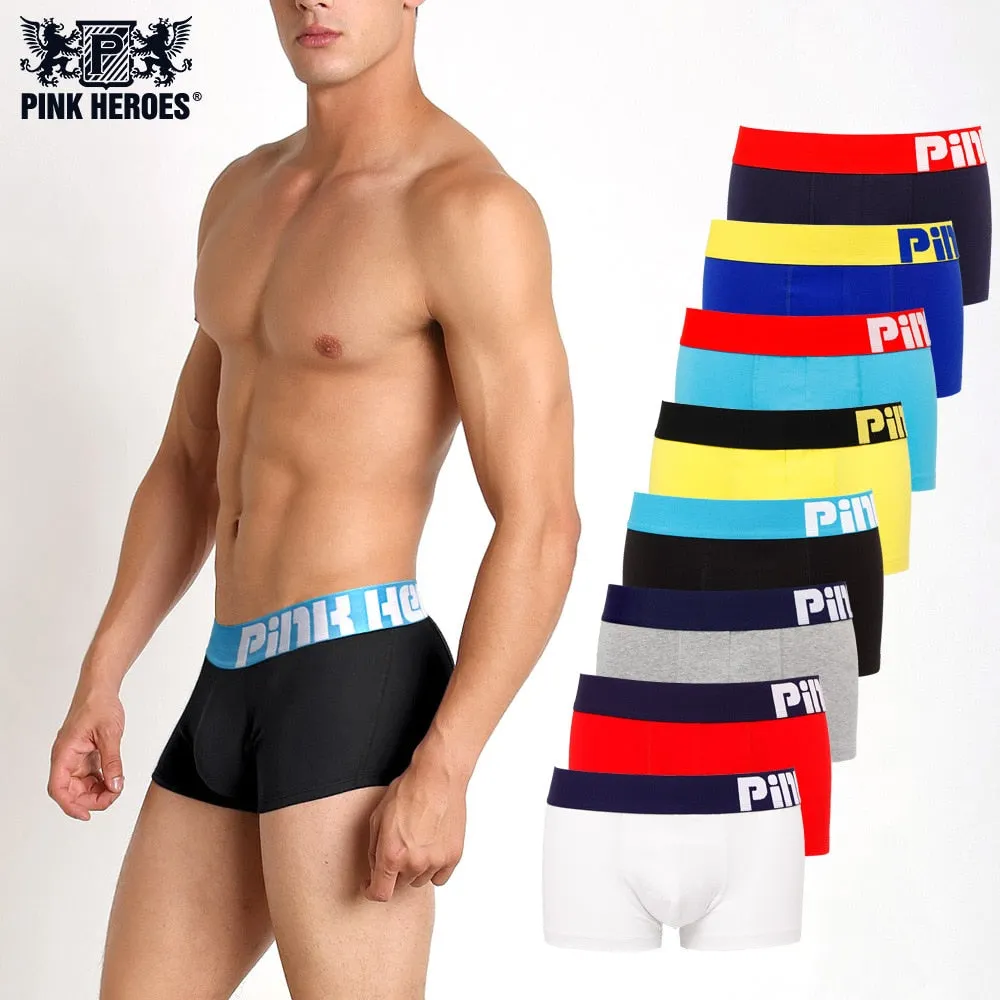 4 Pack Men Underwear Boxers 8 Colors Comfortable Hyal Men Boxer Underwear Underwear Shorts Trunks