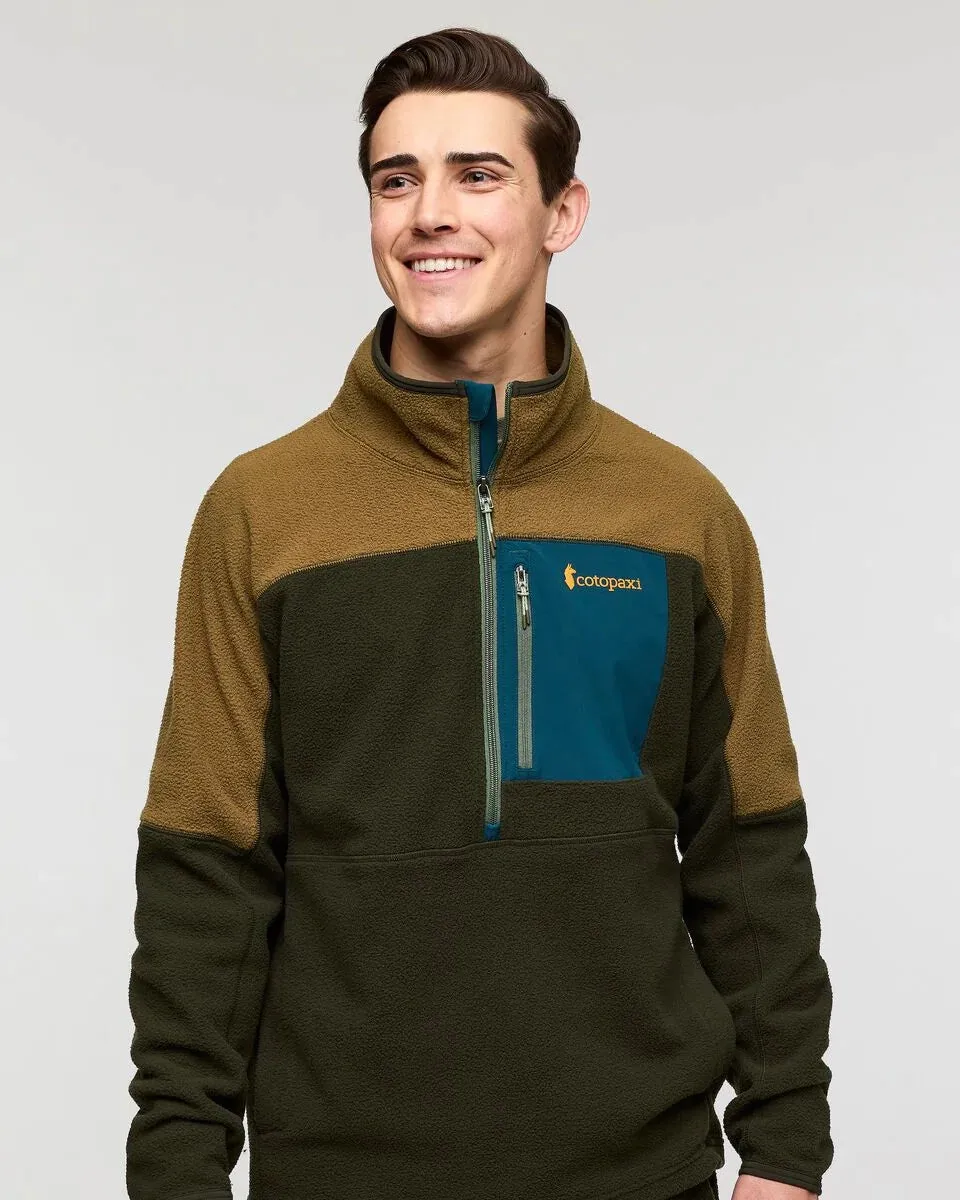 Abrazo 1/2 Zip Fleece Jacket in Live Oak and Woods