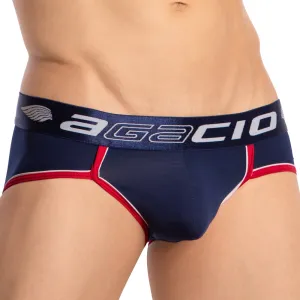 Agacio AGJ040 Contoured Pouch Brief Navy