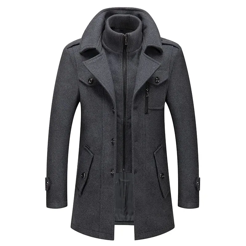 AlpineEdge Woolen Overcoat