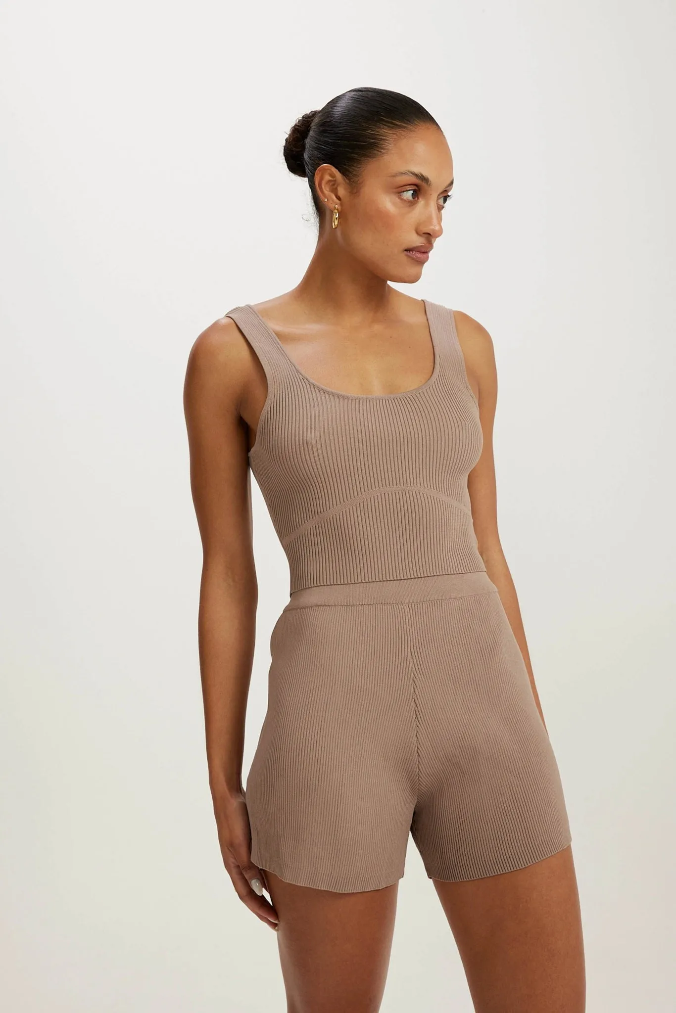 Amelia Rib Contour Tank