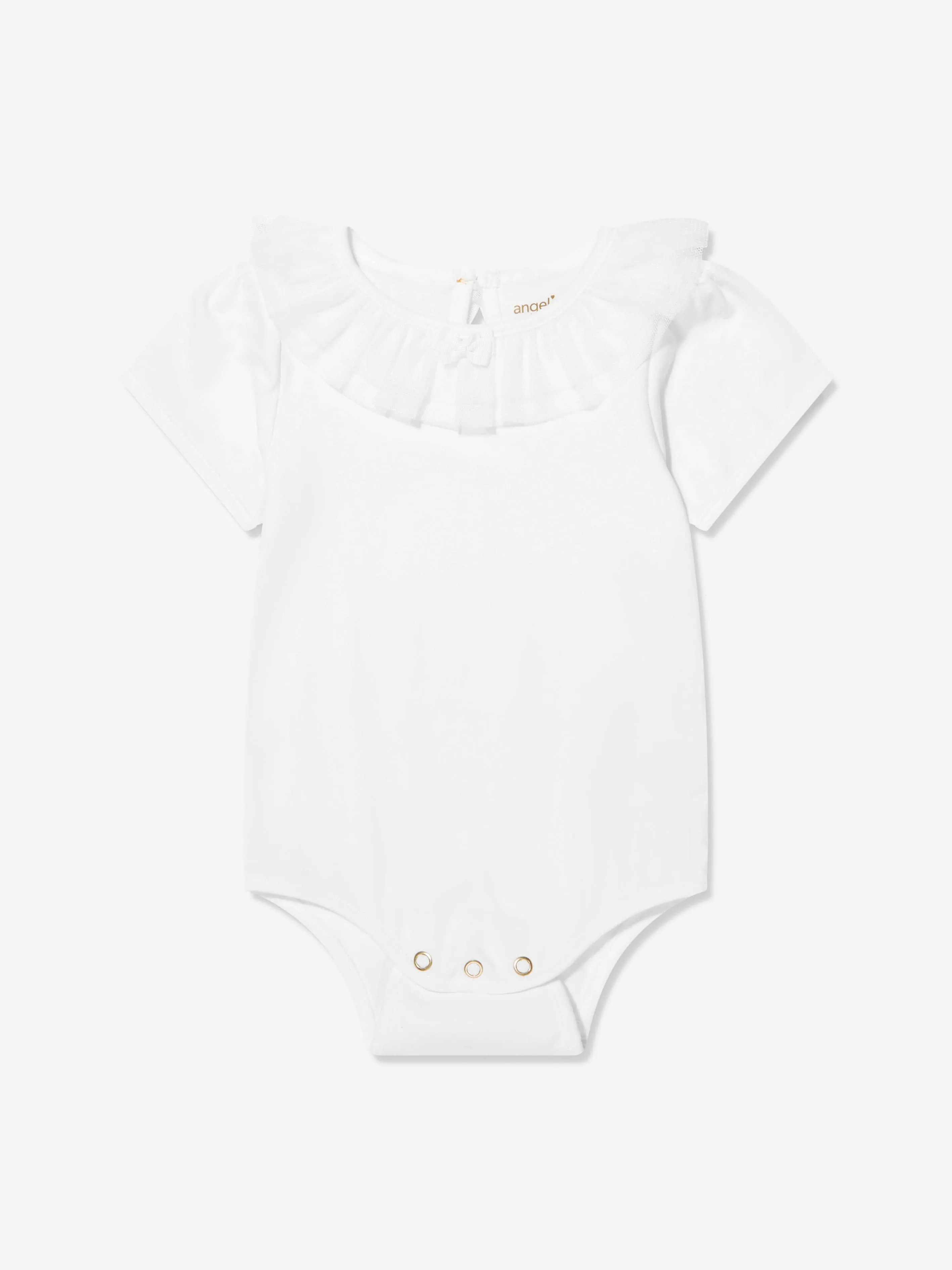 Angels Face Baby Girls Clementine Bodysuit Set in White