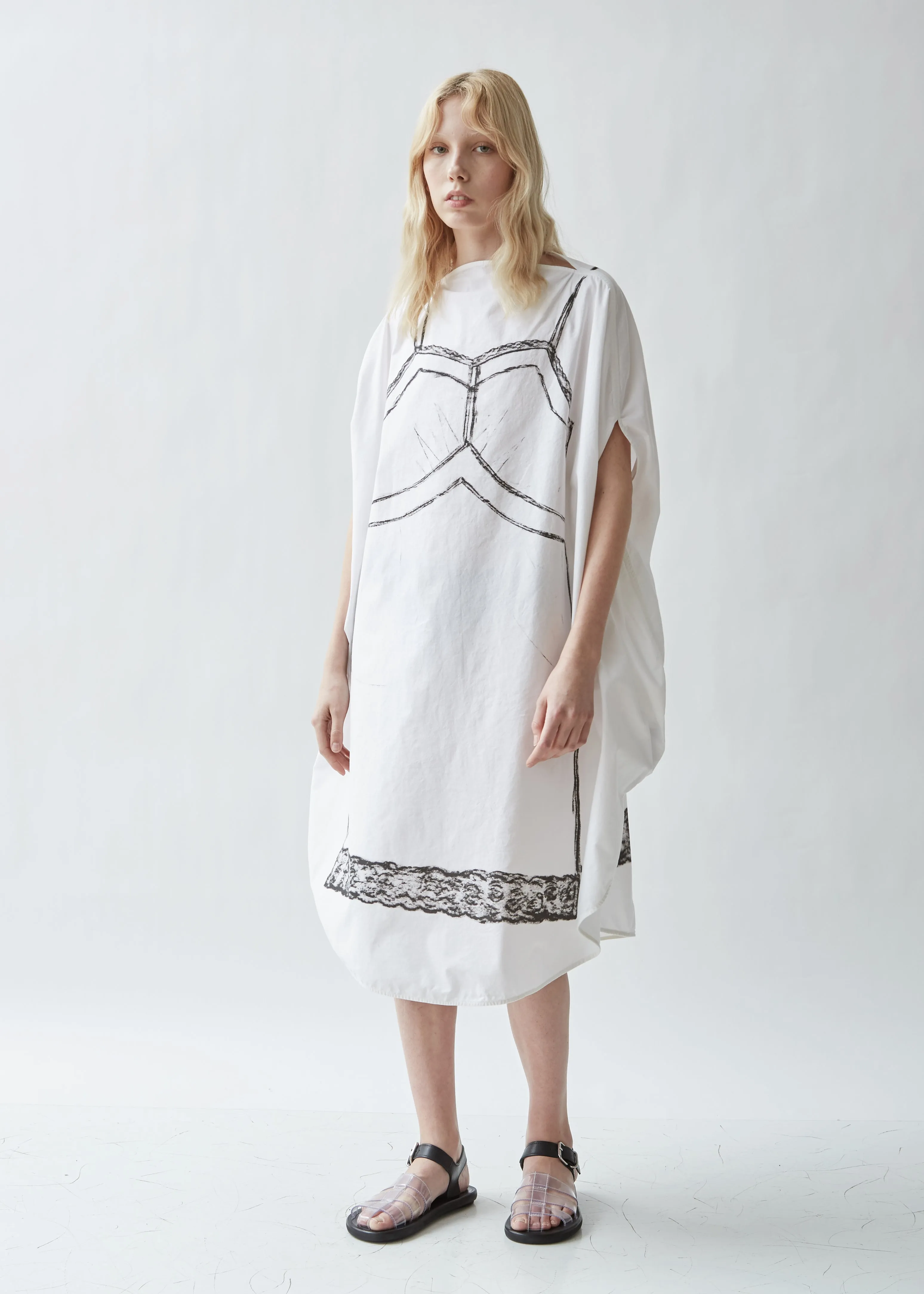 Archive Print Circle Dress