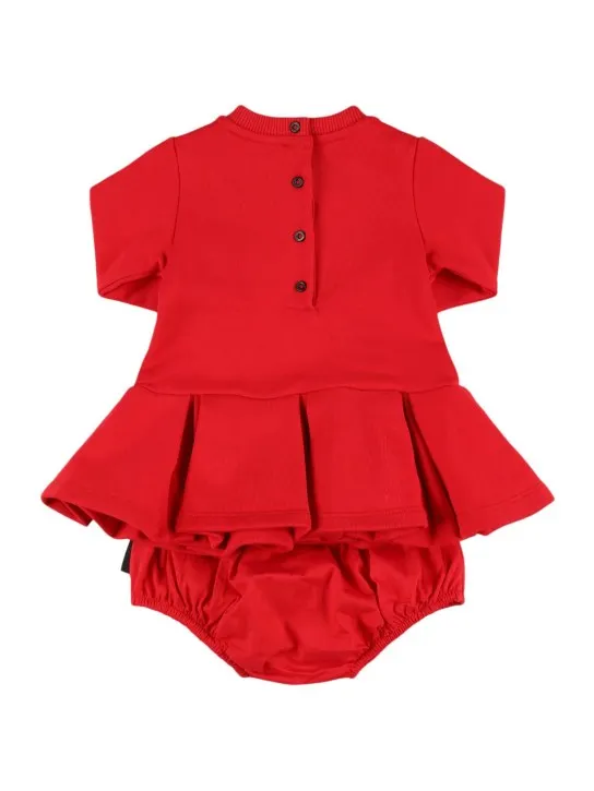 Balmain   Cotton sweat dress &amp; diaper cover 