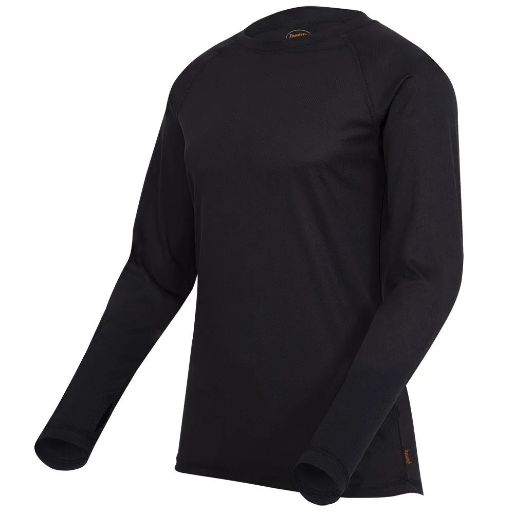 Base Layer - Pioneer Black Premium Polyester Quick-Dry and Moisture-Wicking Set, D2200A