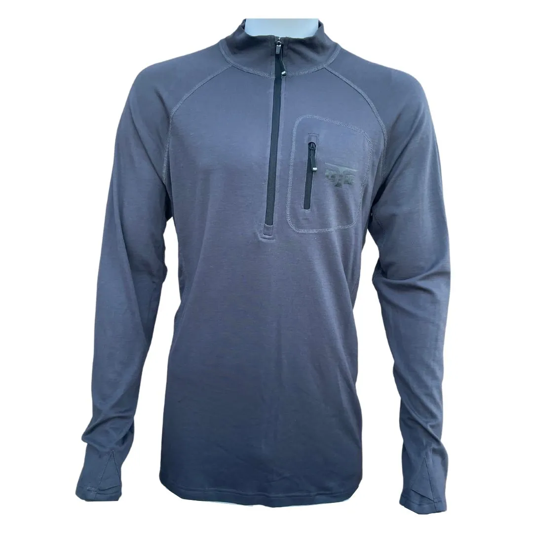 BASE MERINO ¼ ZIP LS