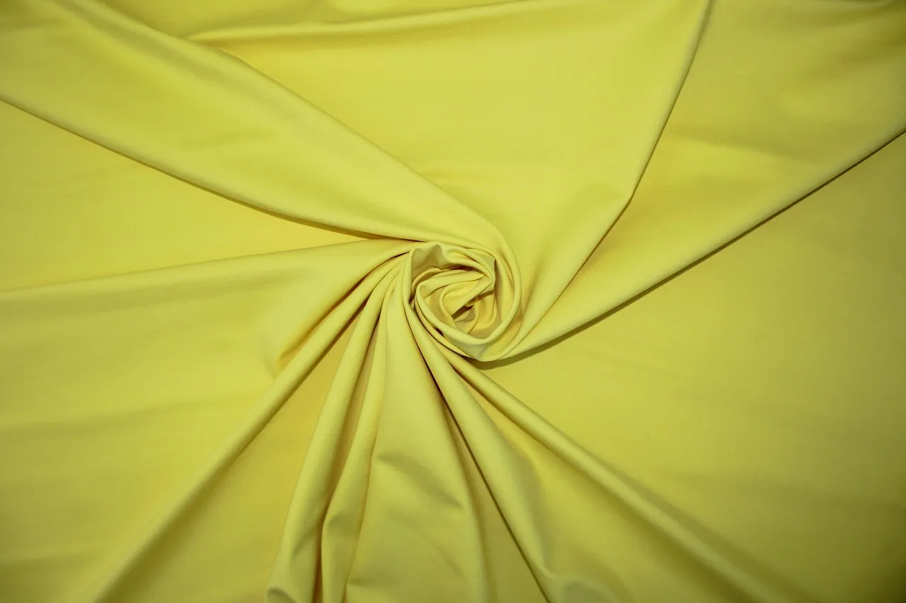 Beefy Rayon Ponte - Lemon