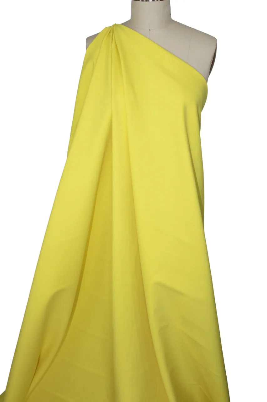 Beefy Rayon Ponte - Lemon