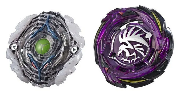 Beyblade Burst Turbo Slingshock Morrigna M4 & Tornado-X Yegdrion Y4 Dual Pack