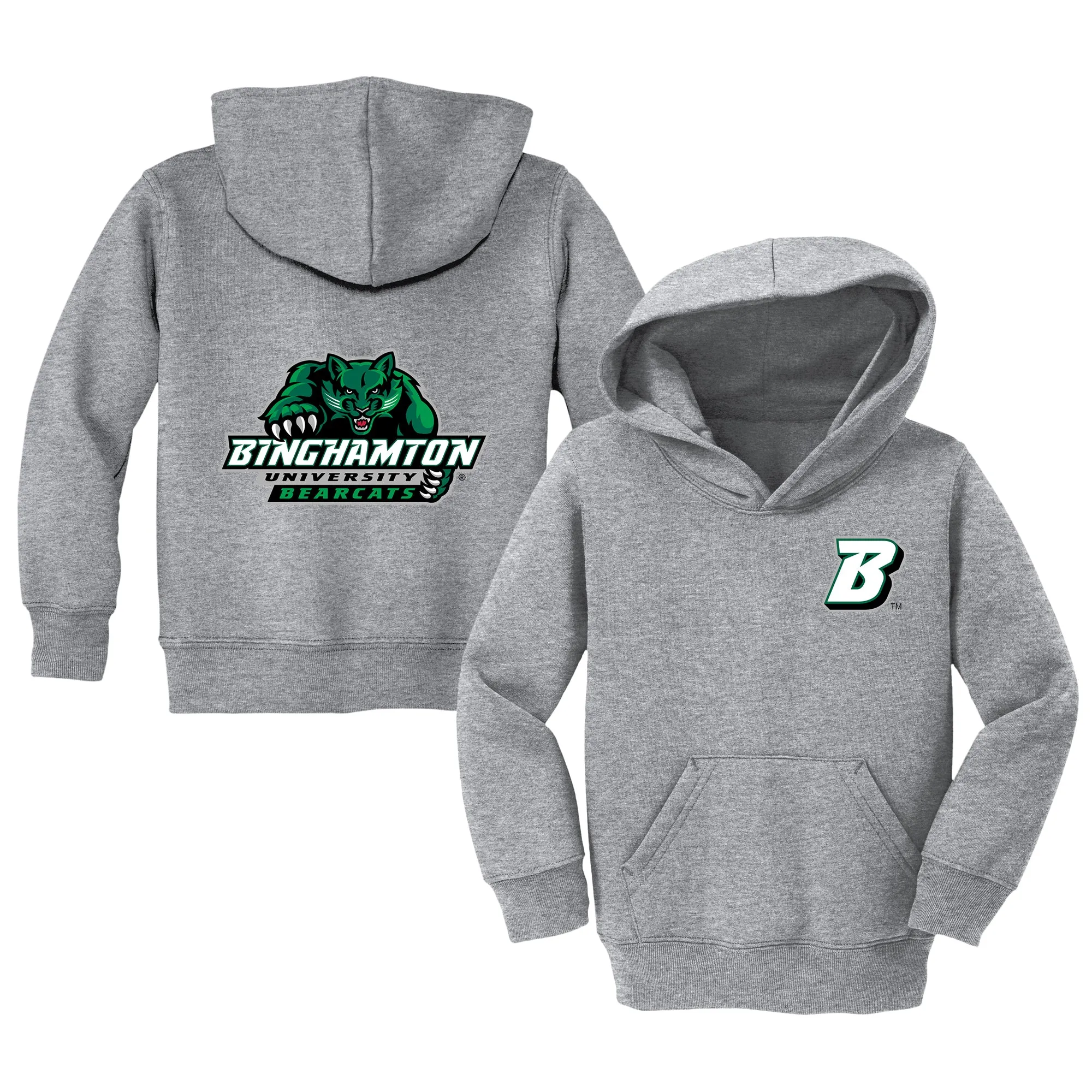 Binghamton Bearcats Logo Toddler Pullover Sweatshirt