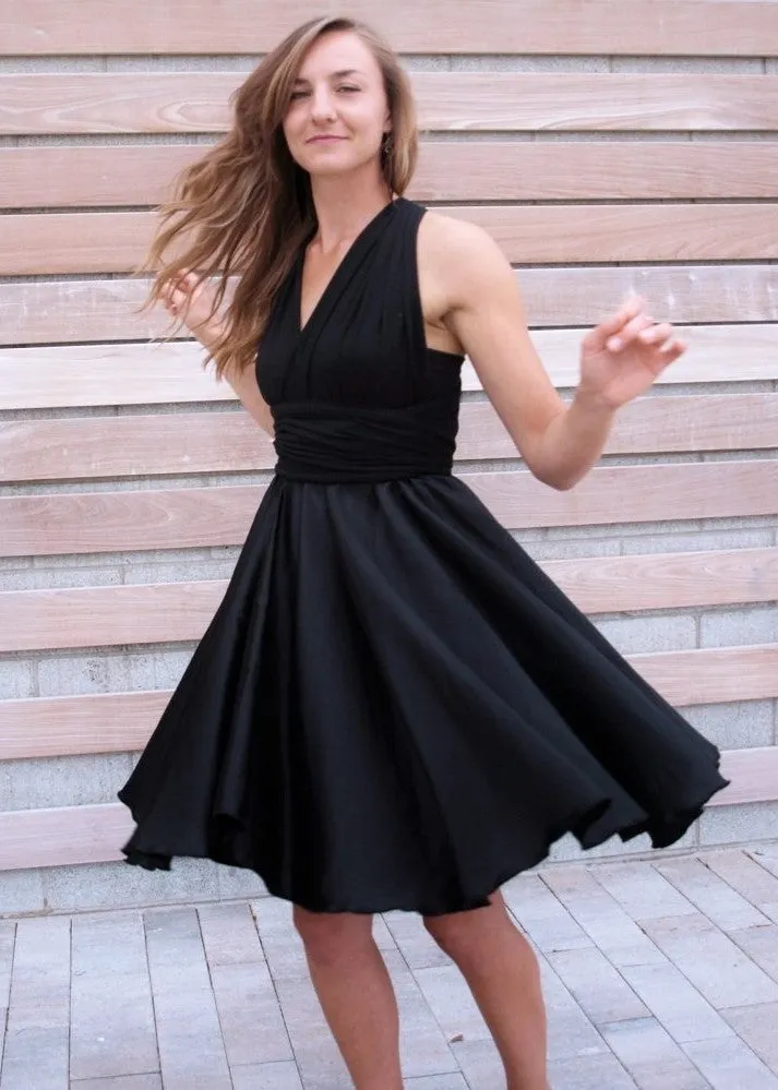 Black Avita Infinity Dress