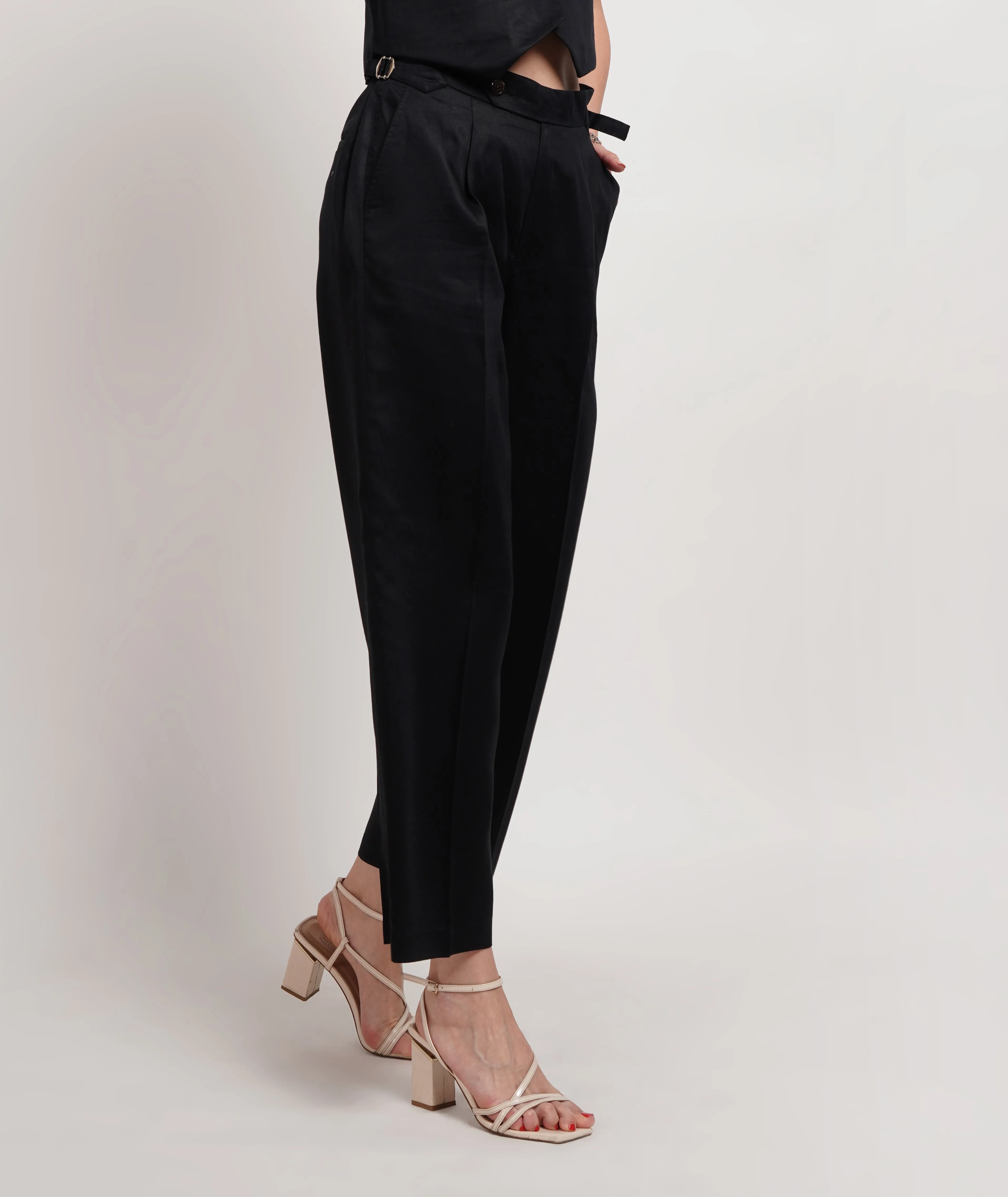 Black Flared Pant