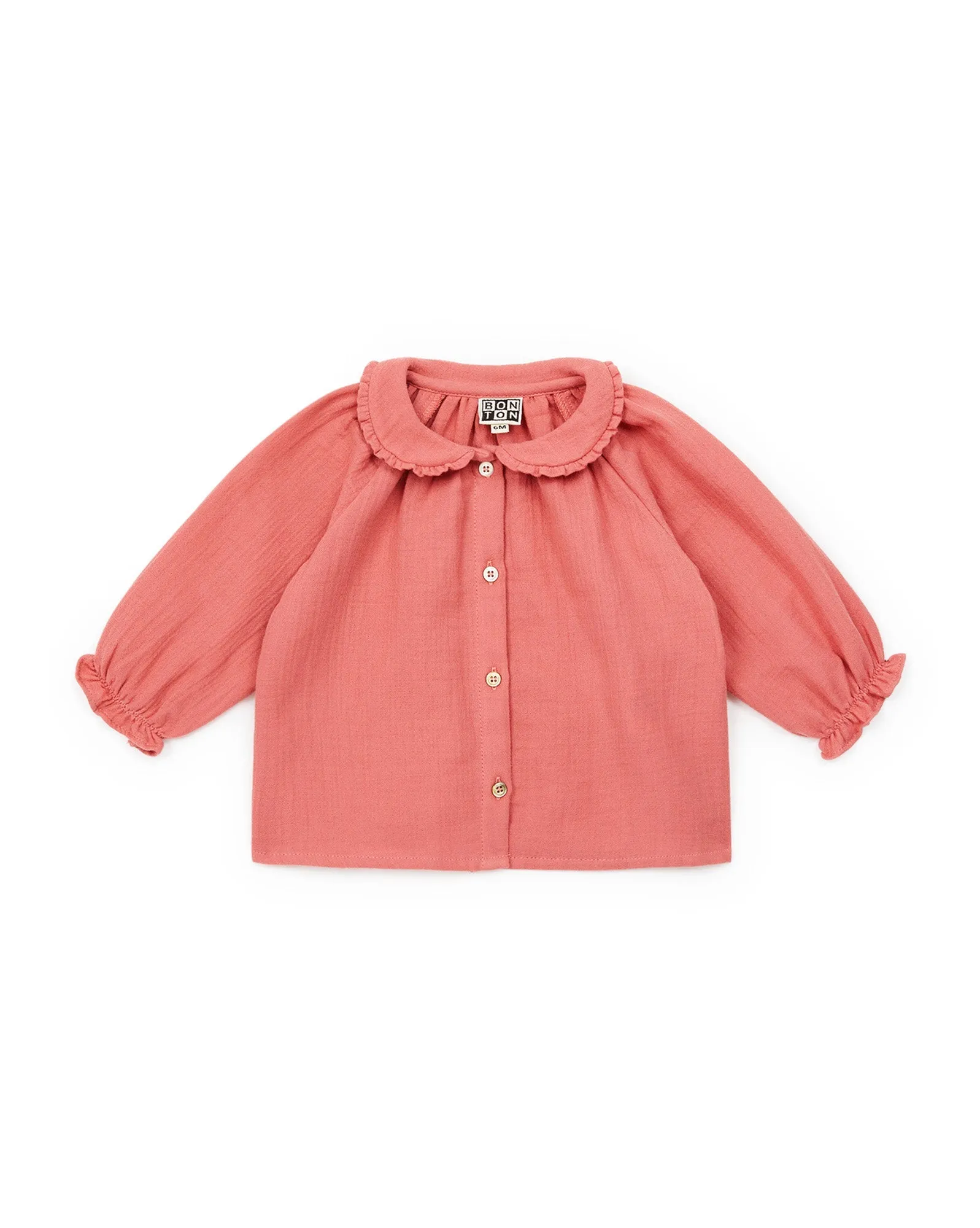 Blouse Bébé Double Gaze De Coton Bio