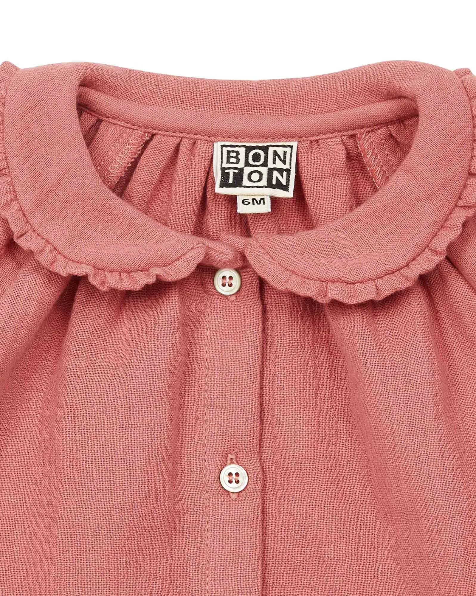 Blouse Bébé Double Gaze De Coton Bio