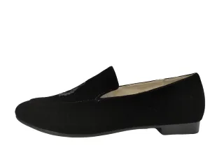 Boutaccelli  Black Velvet Emblem  Slip On  Carpi