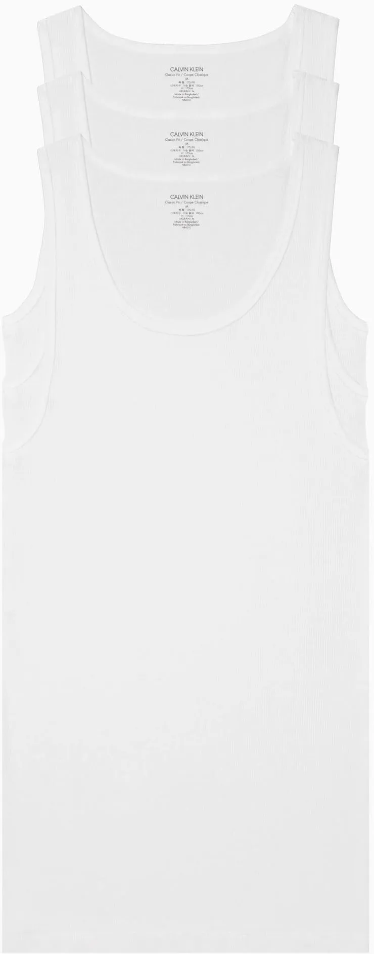 Calvin Klein Underwear Cotton Classics Multipack Pack Tank, white