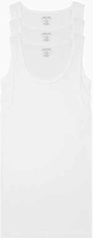 Calvin Klein Underwear Cotton Classics Multipack Pack Tank, white