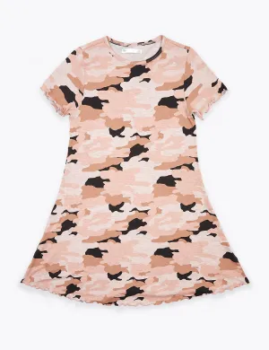 Camouflage Print Dress