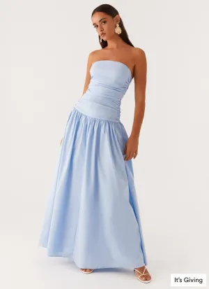 Carmel Maxi Dress - Blue