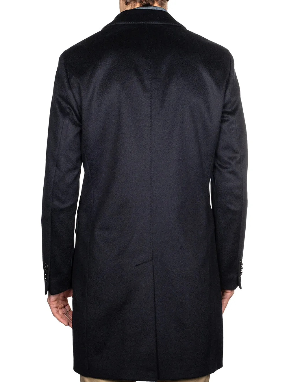 Cashmere Overcoat Navy