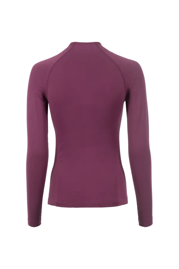 Cavallo Emica Mock Neck Base Layer - Dusty Violet