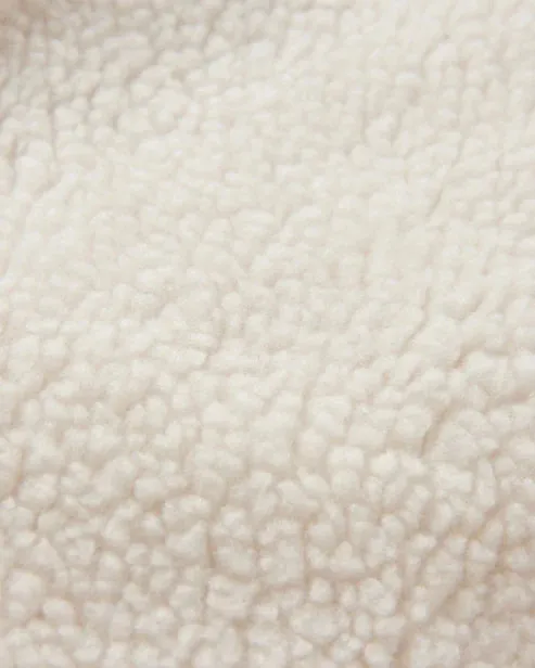 Clover Recycled Cotton-Lined Sherpa Fleece