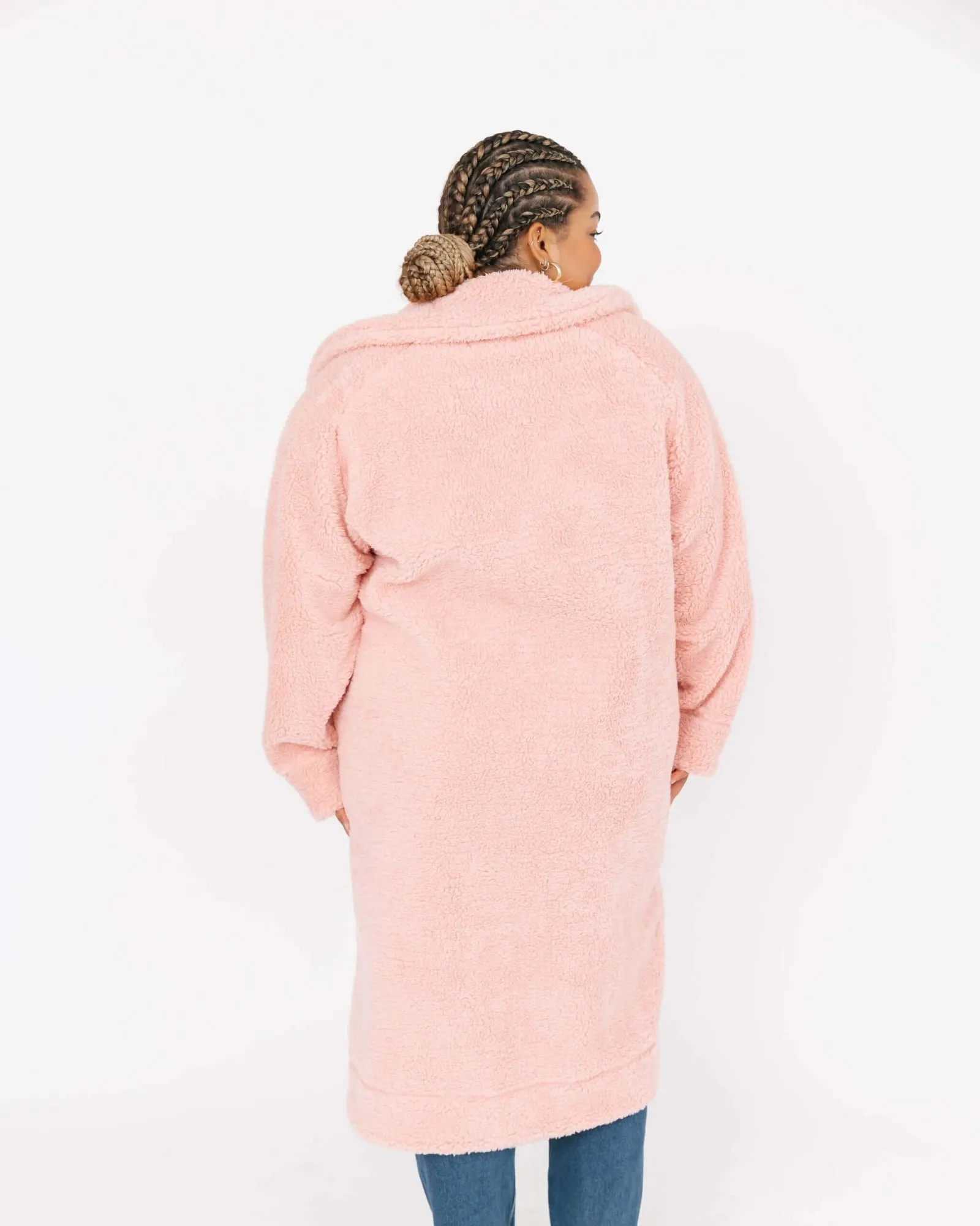 Cozy Chic Teddy Coat | Rose Pink