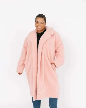 Cozy Chic Teddy Coat | Rose Pink