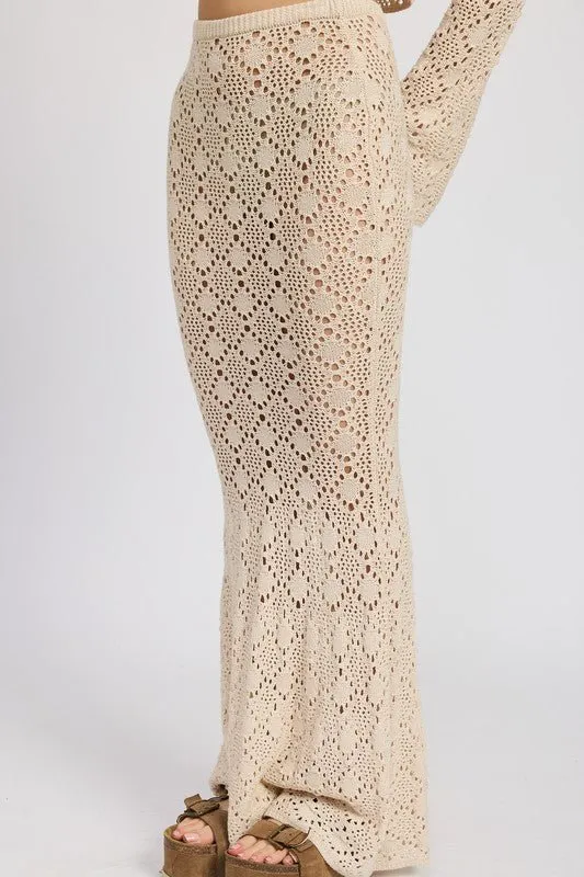 Crochet Mermaid Maxi Skirt