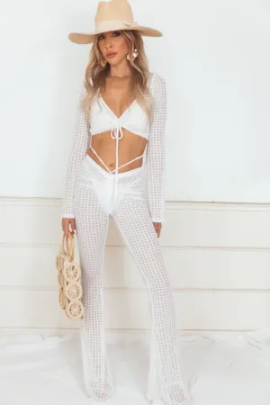 Cropped Top and Pant Set