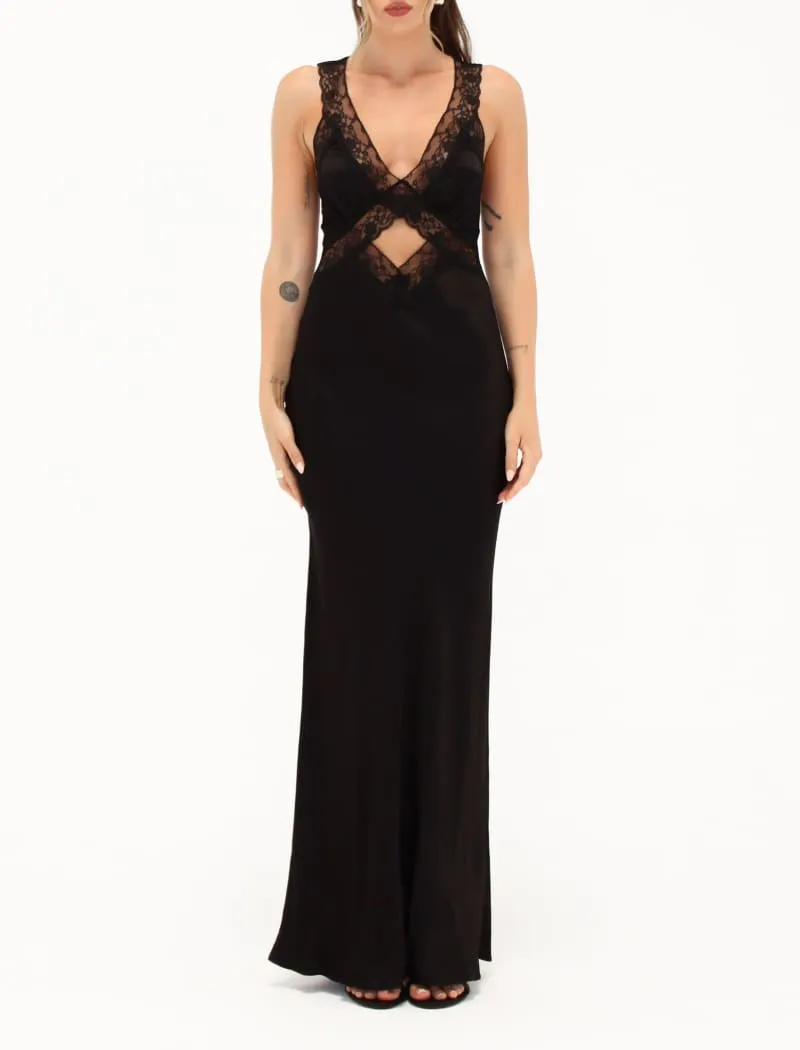 Crossroads Maxi Dress | Black