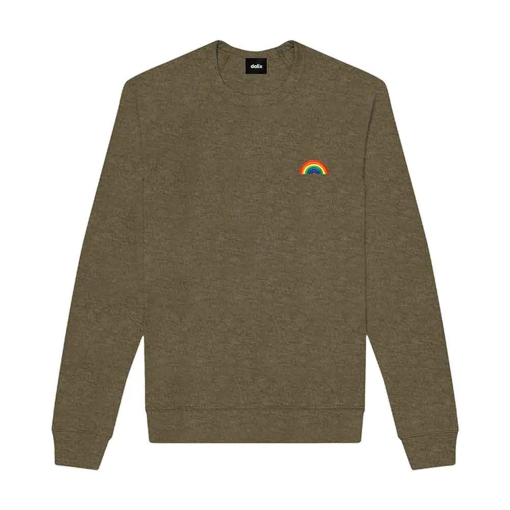 Dalix Rainbow Crewneck Sweatshirt