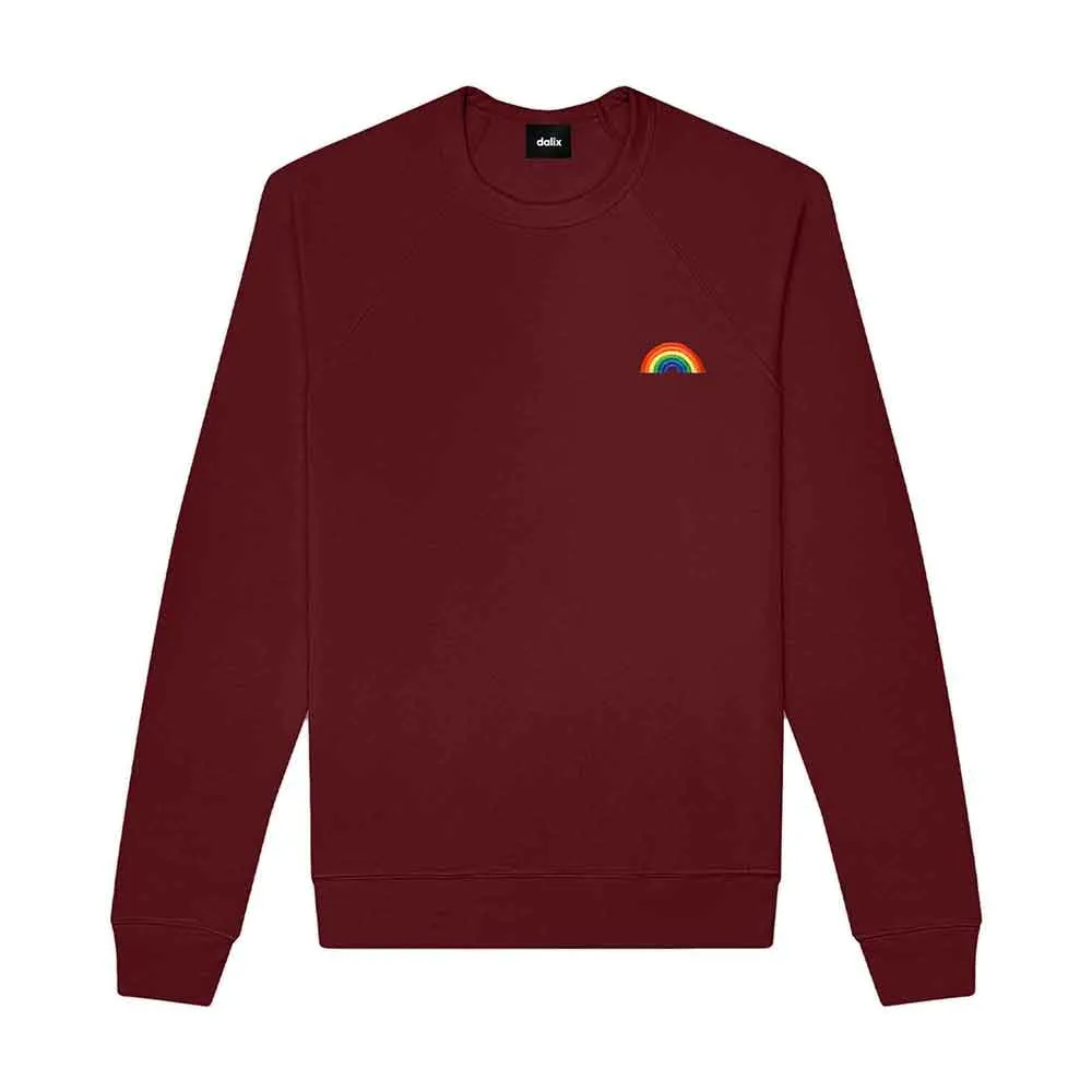 Dalix Rainbow Crewneck Sweatshirt