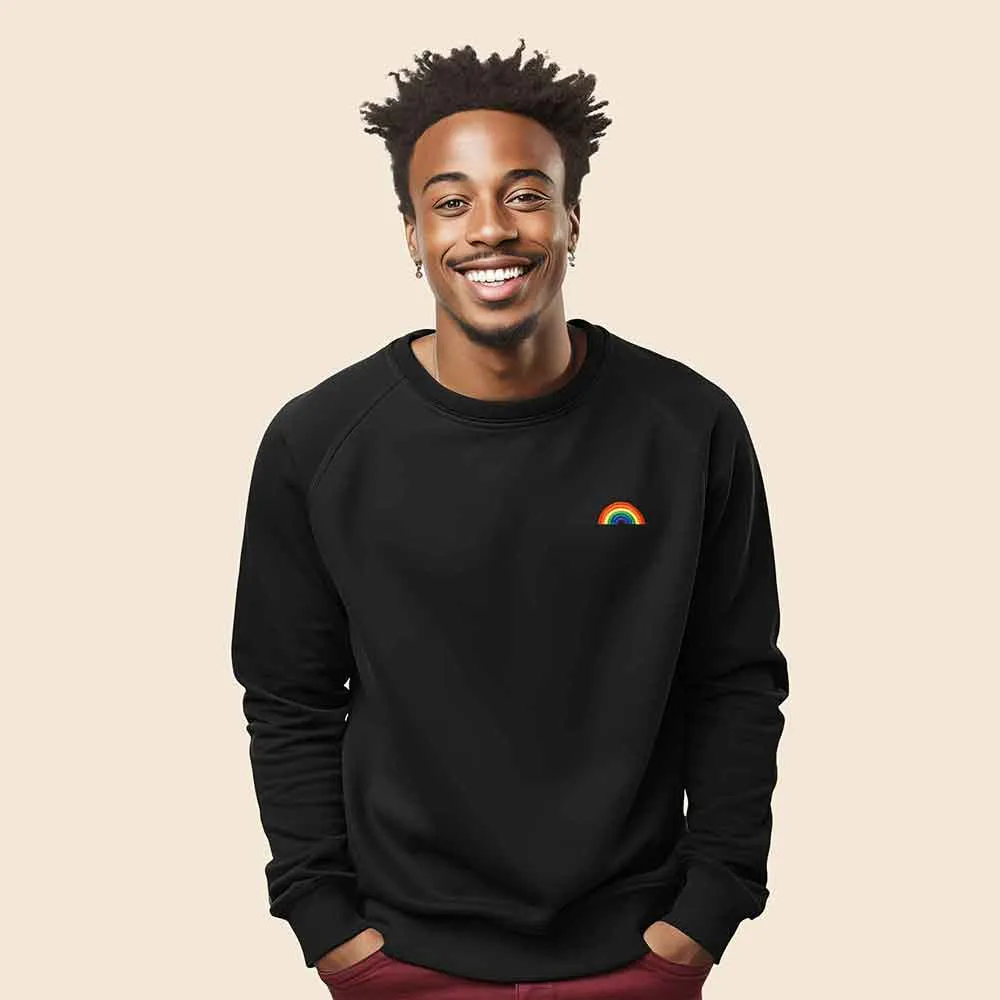 Dalix Rainbow Crewneck Sweatshirt