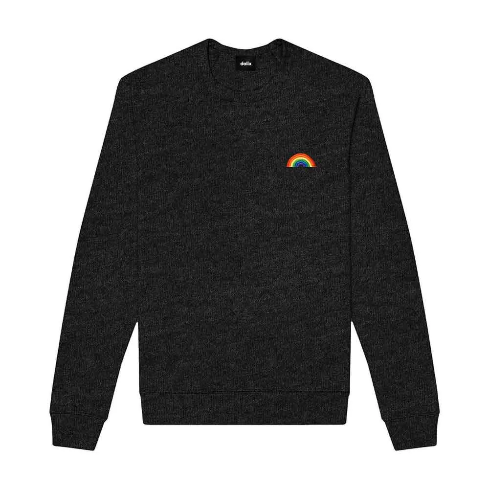 Dalix Rainbow Crewneck Sweatshirt