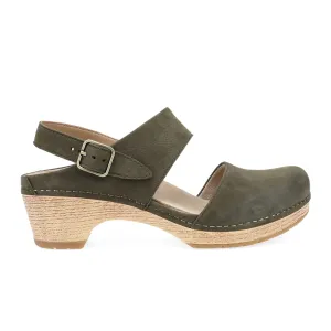 Dansko Lucia Heeled Sandal (Women) - Ivy Milled Nubuck