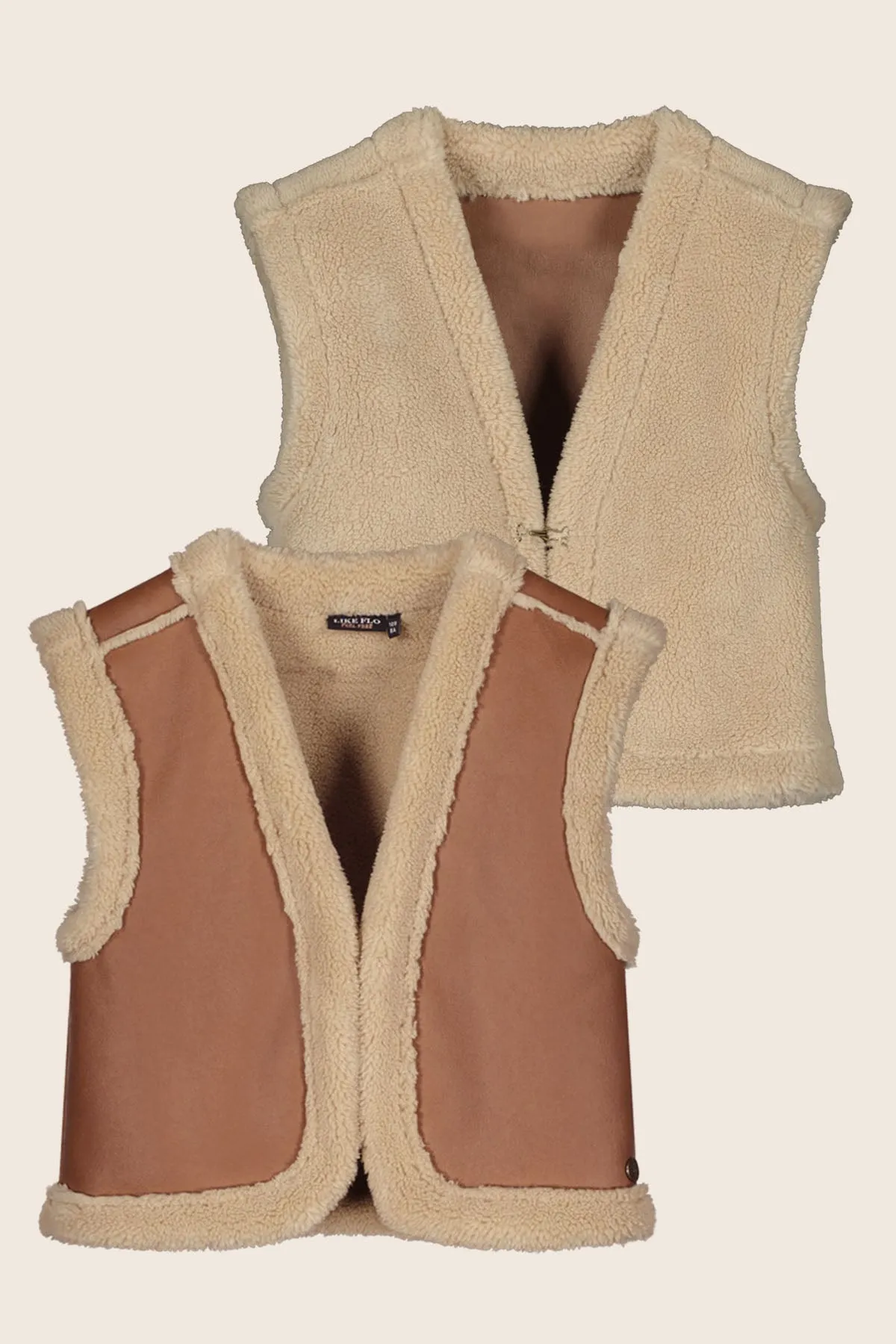 Dewi Gilet Cognac