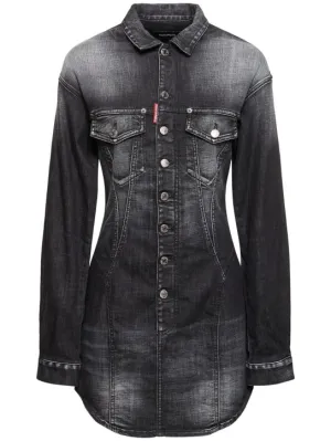 Dsquared2   Sexy shape denim dress 