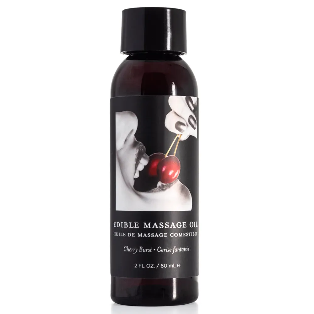 Earthly Body Edible Massage Oil - Cherry Flavour