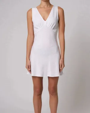 Eliza Mini Dress in White