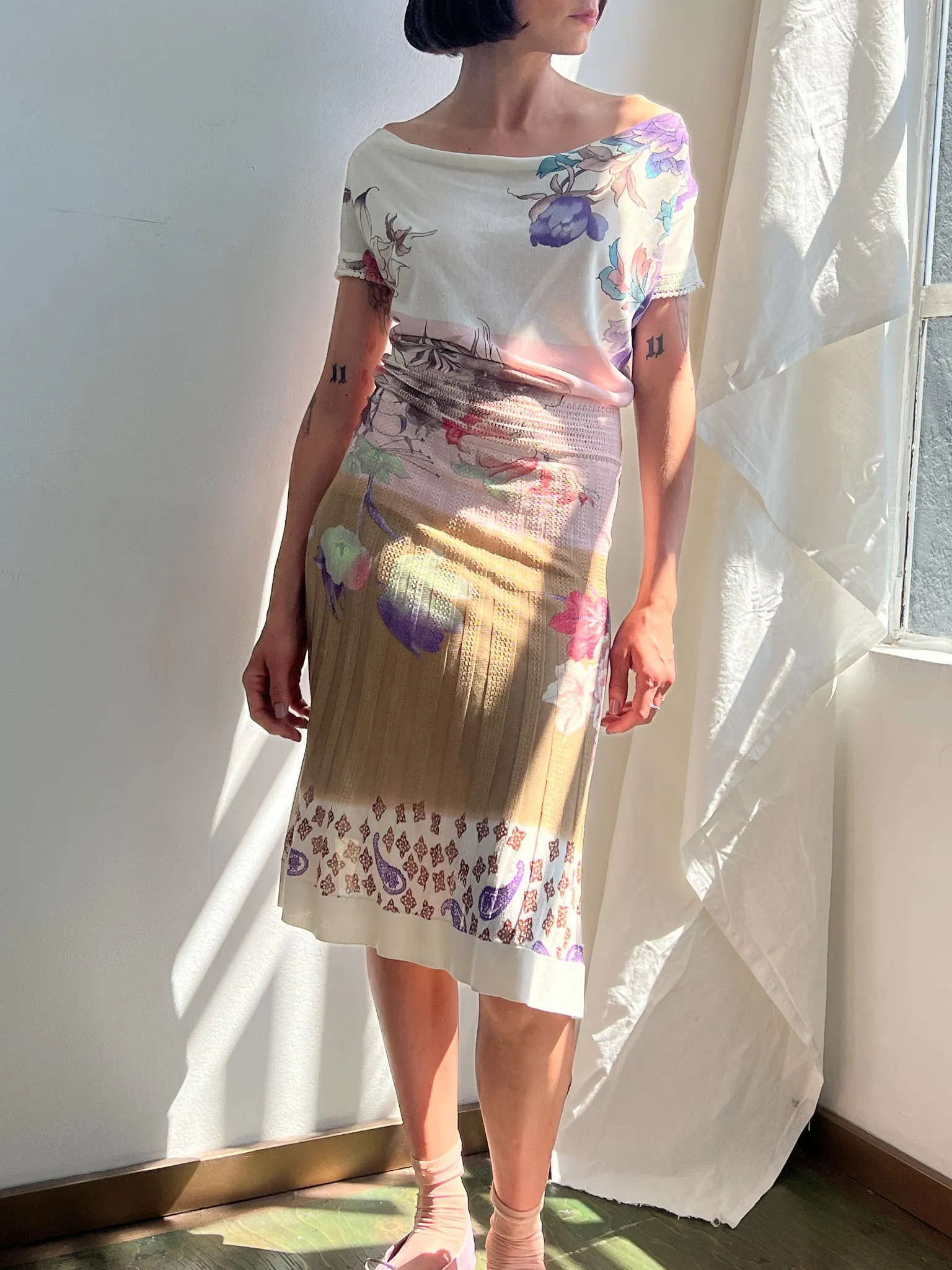 Etro Knit Floral Dress (M)