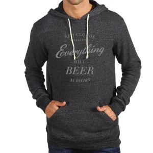 Everything’s Alright Hooded Sweatshirt - Eco Black