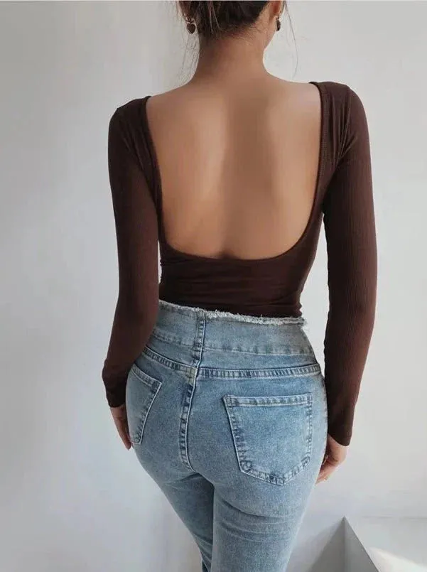 Fashionkova Joplin Backless  Bodysuit