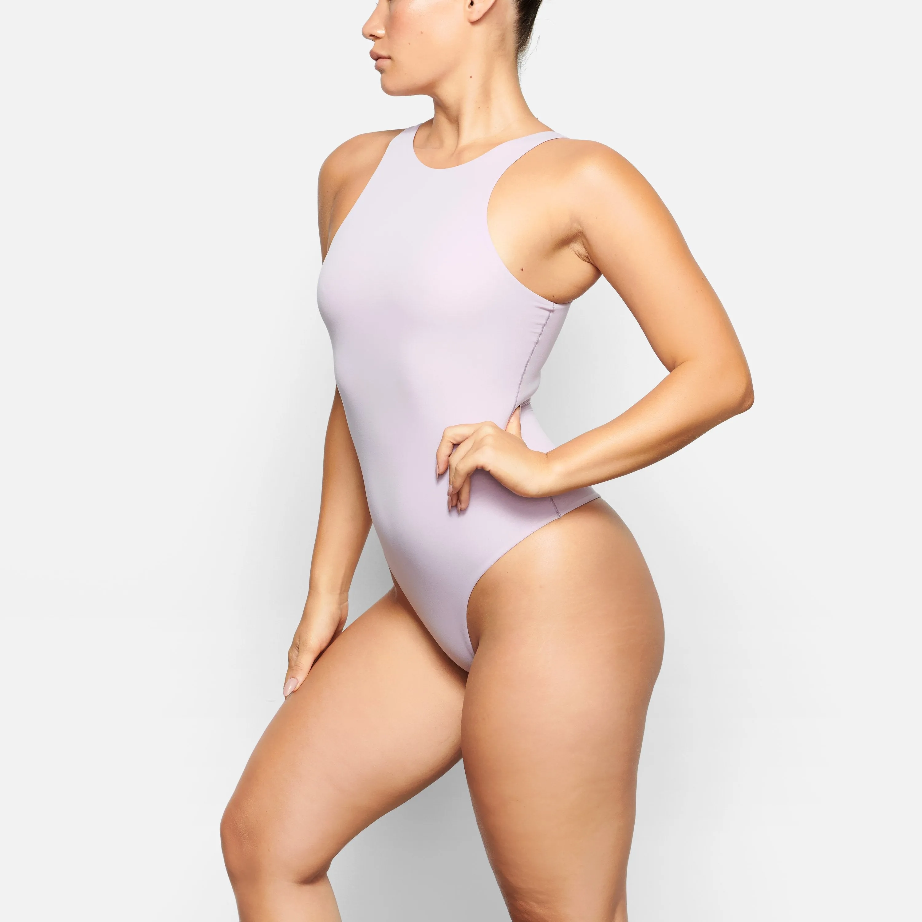 FITS EVERYBODY HIGH NECK BODYSUIT | IRIS MICA