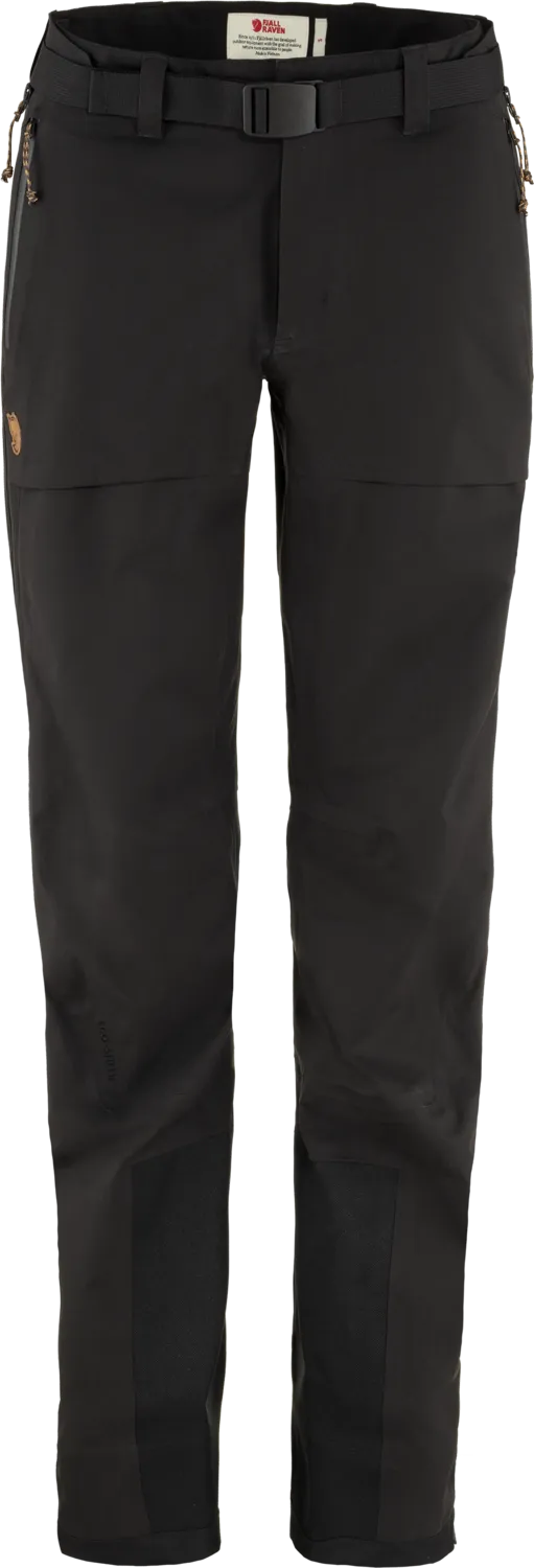 Fjällräven Women&#x27;s Keb Eco-Shell Trousers Black | Buy Fjällräven Women&#x27;s Keb Eco-Shell Trousers Black here | Outnorth