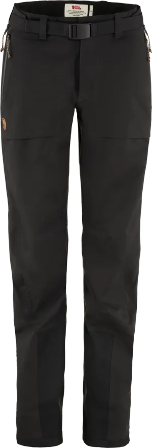 Fjällräven Women&#x27;s Keb Eco-Shell Trousers Black | Buy Fjällräven Women&#x27;s Keb Eco-Shell Trousers Black here | Outnorth