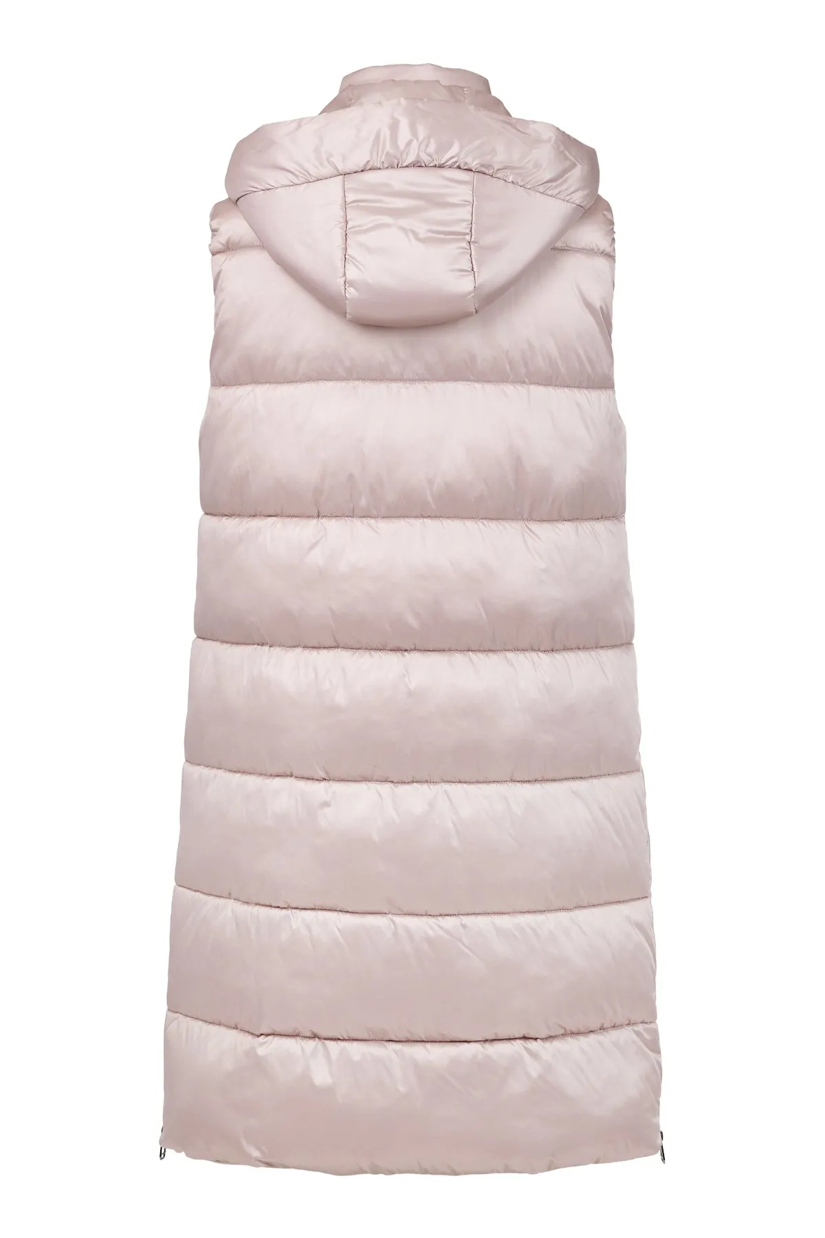 Fransden Long WinterWarm Gilet in Champagne or Pink 968