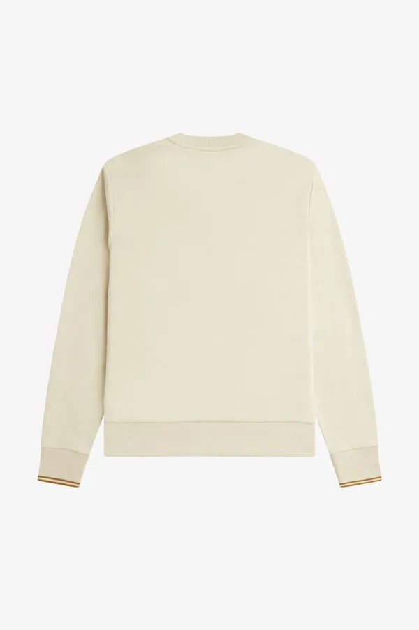 Fred P Crew Neck Sweatshirt - Oatmeal